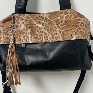 Buxton leather tote bag